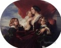 Elzbieta Branicka La condesa Krasinka y sus hijos retrato de la realeza Franz Xaver Winterhalter